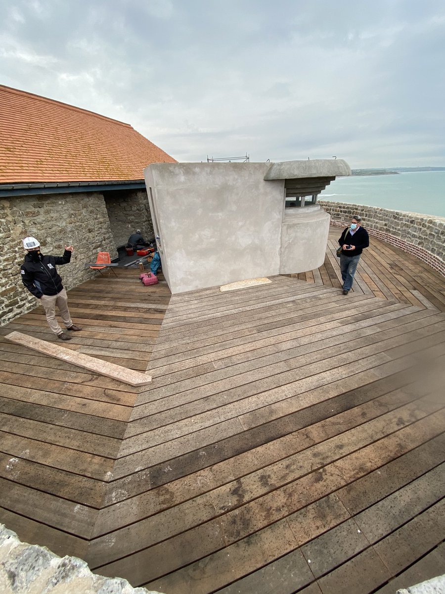 SpiersBe's tweet photo. Avouez que ça a plutôt de la gueule le nouveau plancher bois installé sur la terrasse du Fort Vauban d’Ambleteuse. https://t.co/xBFpdZB8XG