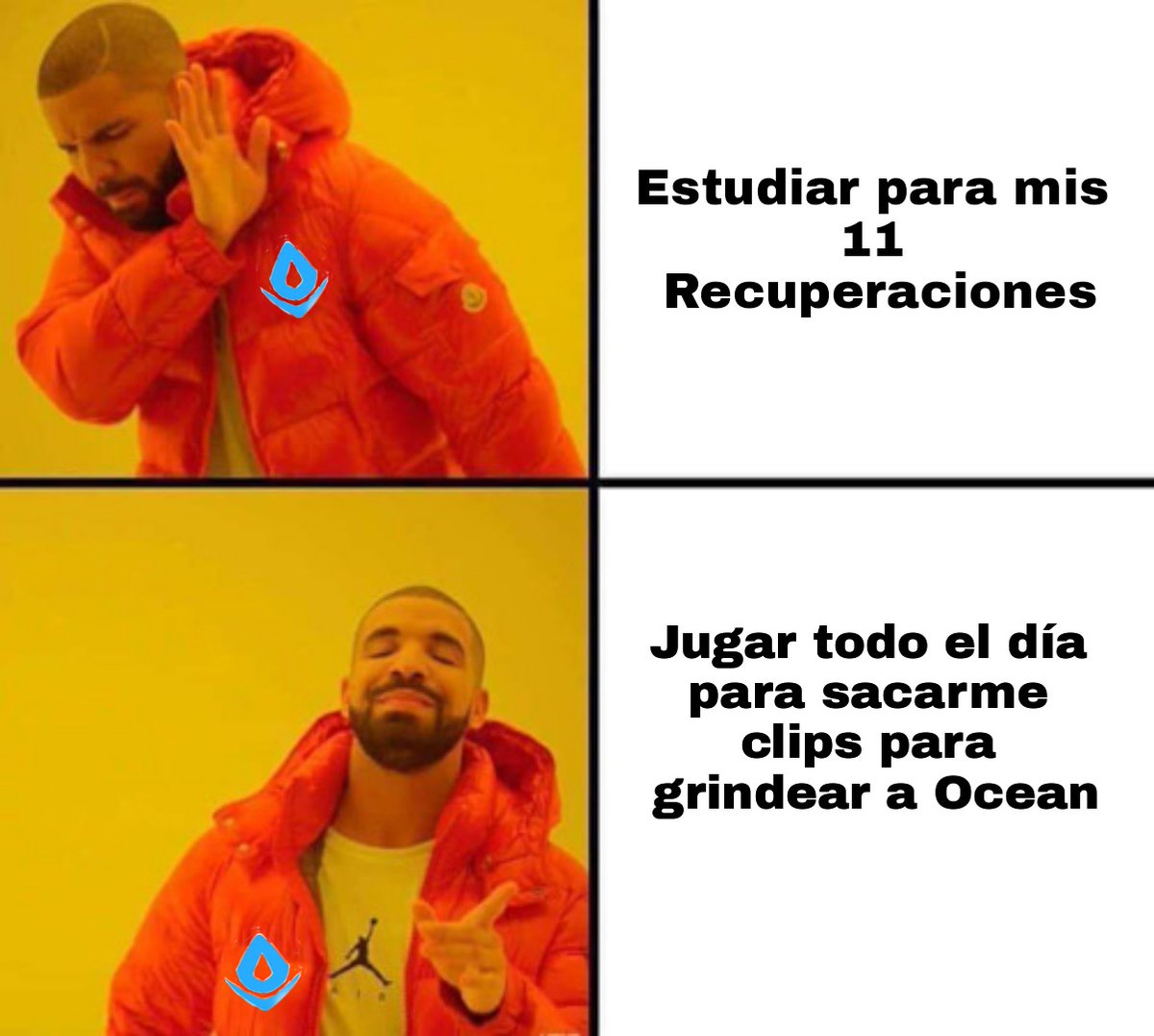 TeamOcean_EU's tweet photo. @zarckhimself os quiere preguntar si ¿A vosotros también os pasa? 🤔

(Los estudios son lo primero esto solo es un meme) 

#GoOcean | #BeginTheOcean https://t.co/abByZUYLsC