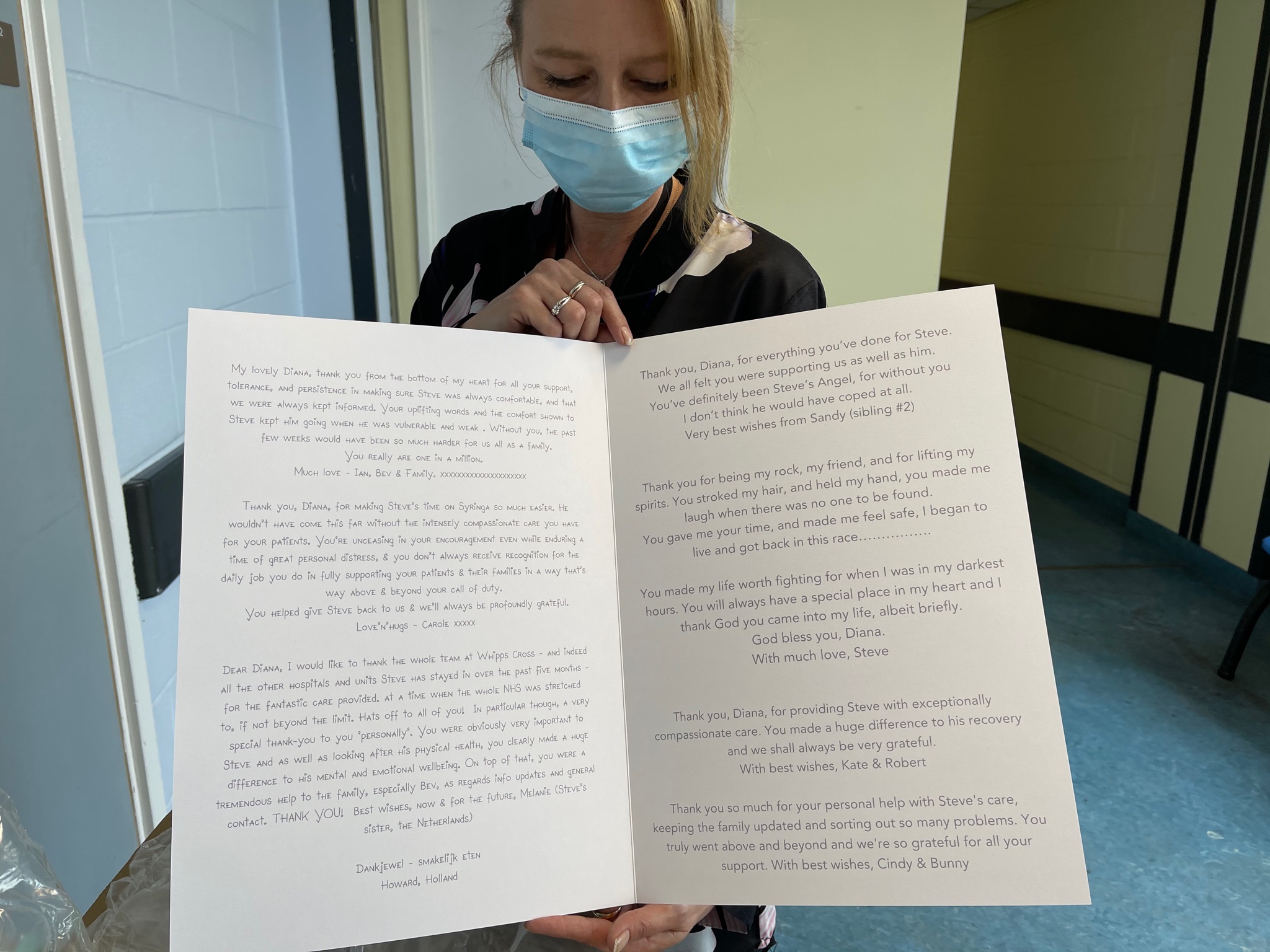 Emma Our Little Star Diana Received A Very Special Card And Gift From A Patient And His Family For Her Tremendous Patient Centered Care On The Ward We Are So Emma Our Little Star Diana Received A Very Special Card And Gift From A Patient And His Family For Her Tremendous Patient Centered Care On The Ward We Are So
