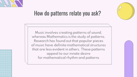 BhaumikJovita's tweet photo. #MathWeek @gemsnms_alkhail ended with our class presentations for the #MathSymposium! Who knew that Music and Math were so much alike! What set our project apart was a live demonstration of guitar strumming patterns and how they are related to math number patterns! https://t.co/5hV3gs0ii9