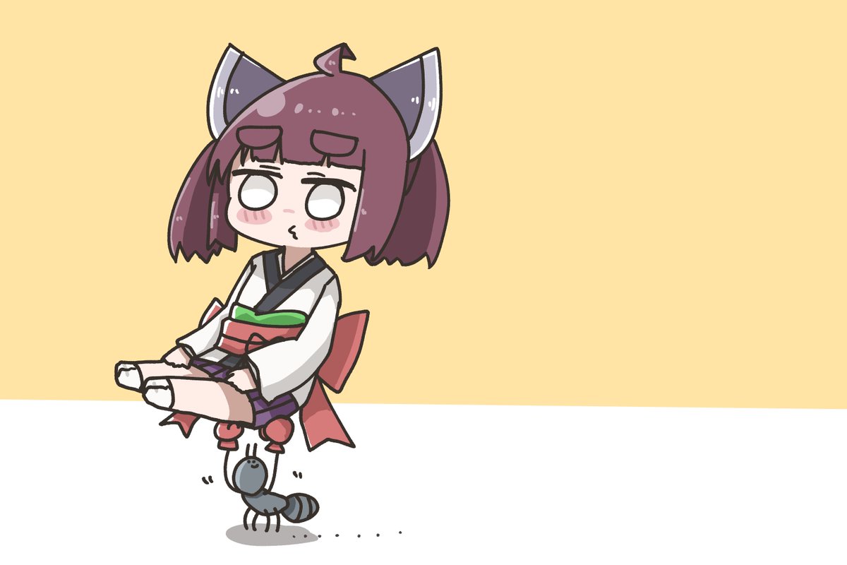 東北きりたん 「力持ち🐜 」|毛玉猫🍄＠Skeb募集中のイラスト