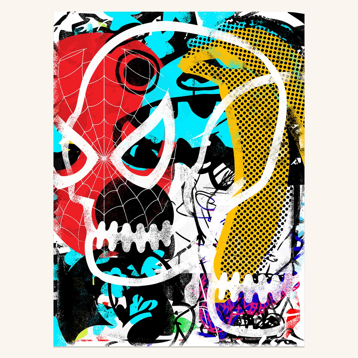 wearsuperfoe's tweet photo. Digital Test Print 019 - Banana Phone. Shoes available at https://t.co/mN9ARmXG7u 💀🍌📞 #Superfoe #WearSuperfoe #DigitalTestPrint #Collage #Skull https://t.co/7bSkawlxEu