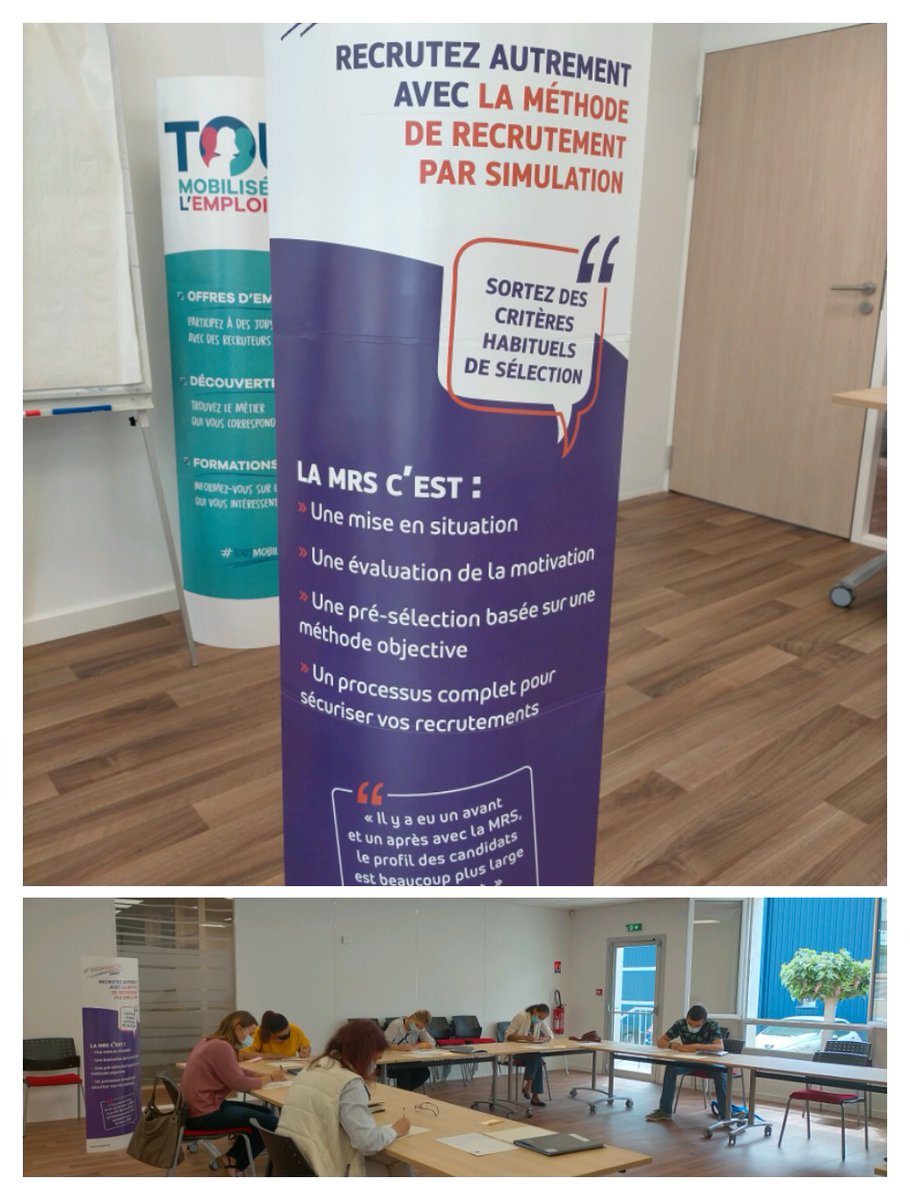 La présence du jobTruck <a href="/PresenceVerte34/">PRESENCE VERTE SERVICES 34</a> sur le territoire a permis à 7 candidats de réaliser  ce matin au @Poleemploi_oc <a href="/ClermontlH/">Changeons 34800</a> des tests par la Méthode de #Recrutement par simulation (MRS).100% de réussite👏 Des #candidats motivés pour exercer le métier d'aide à domicile