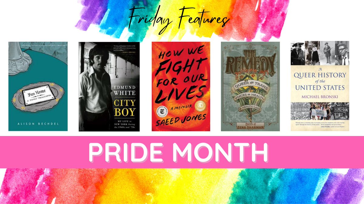 During the month of June our #FridayFeatures will be focusing on #PrideMonth! Learn more about these titles here: library.fandm.edu/fridayfeatures  

#Pride #lgbtqbooks #LGBTQIA #PrideReads