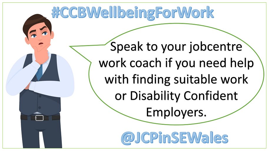 JCPinSEWales's tweet photo. Hi Gareth,
I do not believe any employer will want to employ me with my disabilities, who would?
Thousands of employers have signed up to be #DisabilityConfident. For the full list, visit: https://t.co/cQNgxAHHnK
#CCBWellbeingForWork https://t.co/Qv1PRfHSFk