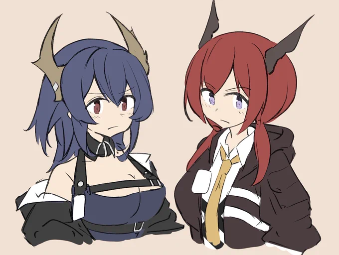 お題箱より
色チェン、すると...?
#アークナイツ 