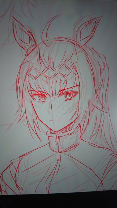 漫画のイケメンオグリ好き
描けない 