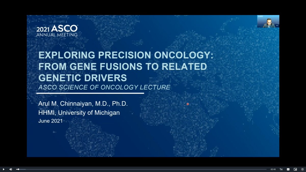 On Demand at #ASCO21: Science of Oncology Award and Lecture, feat. #RogelCancer's Arul Chinnaiyan, award recipient and lecturer. #ChinnaiyanLab

➡️ meetings.asco.org/abstracts-pres…