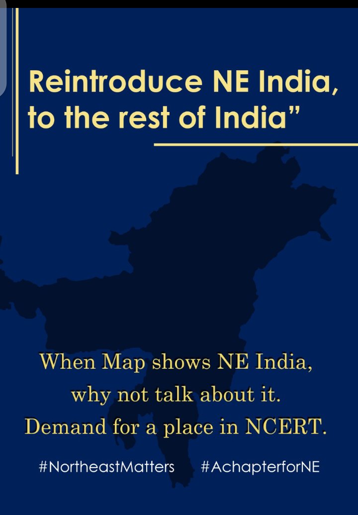 dowerah_riti's tweet photo. North East India has a major contribution to the nations' success and diversity. WE MATTER Let us all be equally a part of the books of history, literature and culture etc. 
#AchapterforNE #NortheastMatters 
@aajtak @KirenRijiju @PMOIndia @DrRPNishank @himantabiswa @IndianExpress https://t.co/wcaeQNIeXK