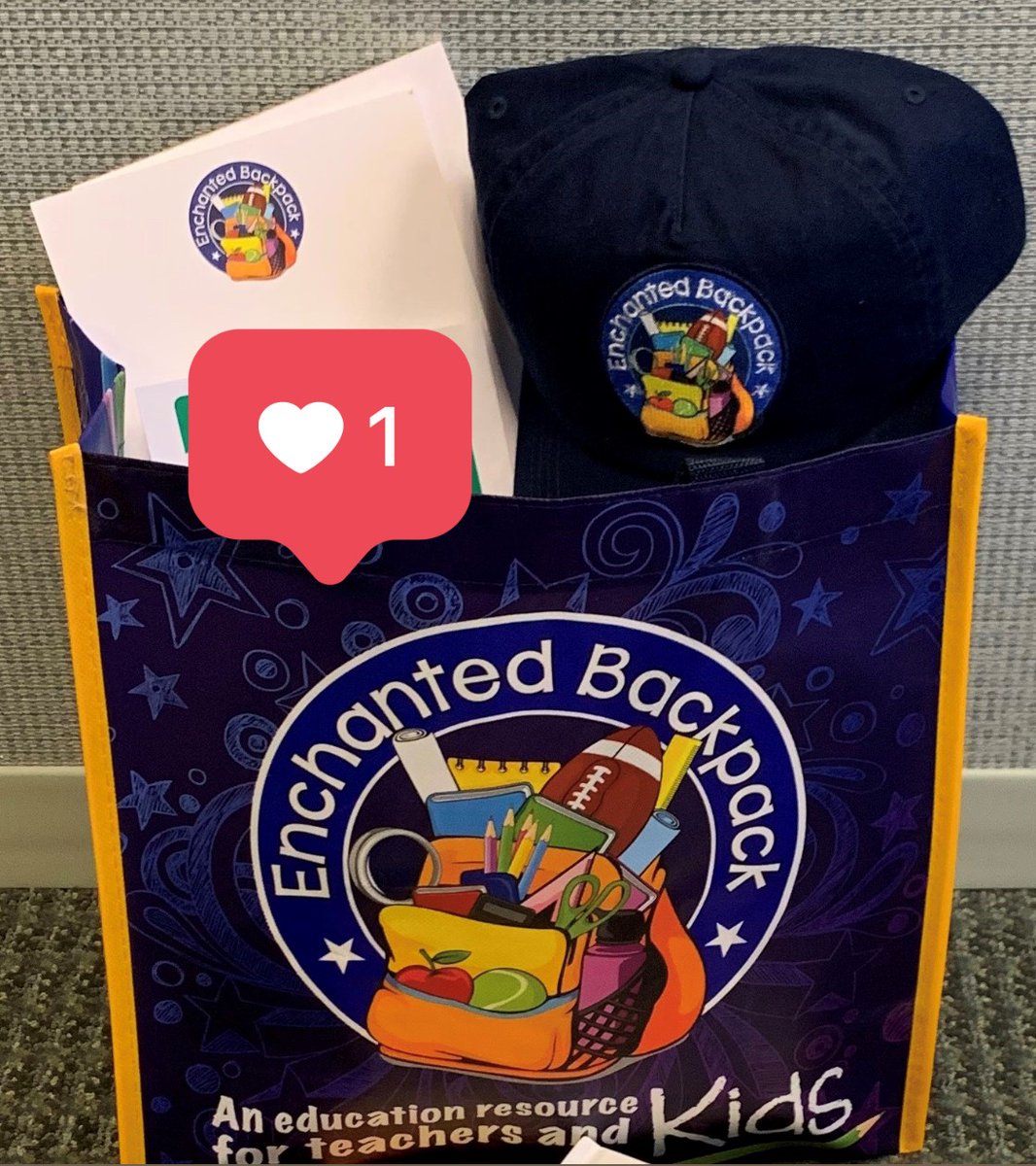 GIVEAWAY! TEACHERS…PRINCIPALS…Enchanted Backpack is looking for schools to support for the upcoming year. Elem/middle schools with half of their students eligible for Fed Free/Red Lunch qualify! A “share” will get you entered into a raffle for an Enchanted Backpack swag bag!