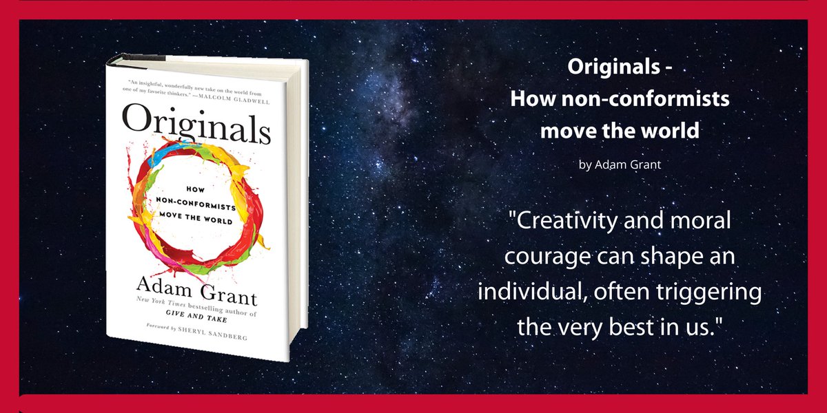 TedderAcademy's tweet photo. This Friday’s #readtolead recommendation ‘Originals’ by @AdamMGrant looks at how to champion new ideas and fight groupthink
Follow us for updates on Instagram - https://t.co/JVazX6gdFs
#tedderacademyofleadership
#tedderacademy
#rafccranwell
#royalairforce https://t.co/2EJJiGAU3t