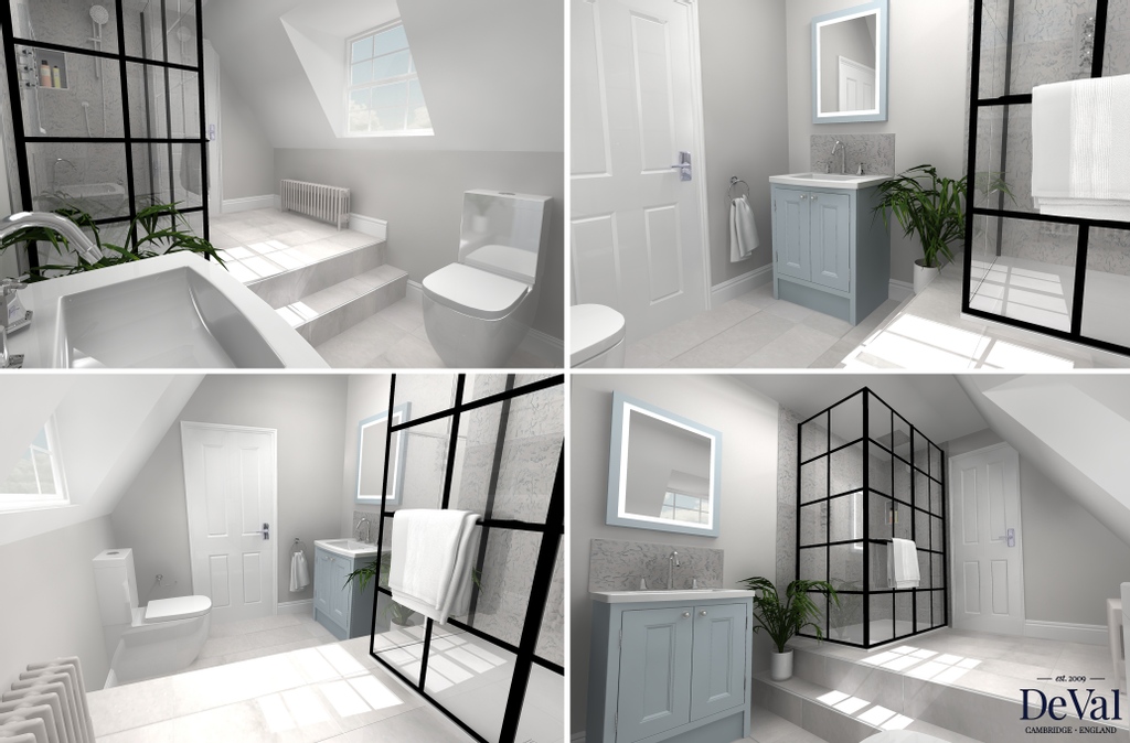 devalcambs's tweet image. ⭐Design of the Week⭐
It's been a busy week here at DeVal, but that hasn't stopped us from creating this calm and serene space. Just what we need. 
Boasting marble floors, a luxury shower enclosure and bespoke vanity, brought together by a light blue palette. Utterly sublime 🥰