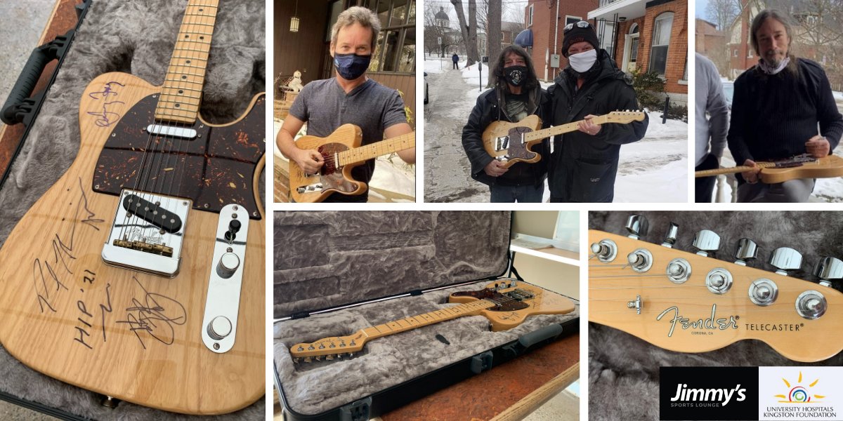 MaxSoldAuctions's tweet photo. Want a chance to own a guitar signed by @thehipofficial? Place a bid on the autographed guitar and cross your fingers! Proceeds from the auction will go to Neonatal Care at University Hospital Kingston Foundation @UHKF #maxsold #auctions #TragicallyHip
https://t.co/DqTDs0lcVS https://t.co/1PSFUjUyv6