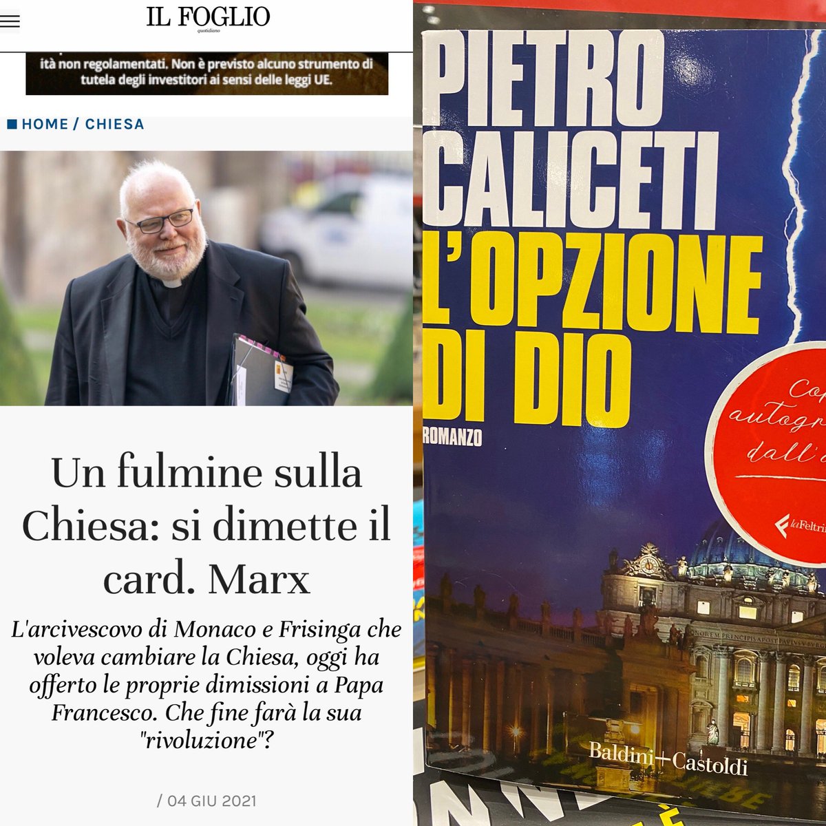 Segui il fulmine, segui il denaro
Follow the lightning, follow the money
<a href="/BaldiniCastoldi/">Baldini+Castoldi</a> <a href="/bettywrong/">Elisabetta Sgarbi</a> <a href="/LS108/">Liana Suppressa</a> <a href="/agenziakalama/">Agenzia Kalama</a> <a href="/MarcoTosatti/">Marco Tosatti</a> <a href="/AurelioPorfiri/">Aurelio Porfiri, FTCL (music composition)</a> <a href="/JohnLAllenJr/">John L. Allen, Jr.</a> #Chiesa #crisi #chiesa #puntomorto #IOR #Vatican #VATICANO #scisma #schism #reinhardmarx #PapaFrancesco #Pope