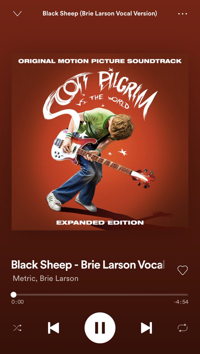 HOLY SHIT, WE FINALLY GOT THE OFFICIAL BRIE LARSON VERSION OF BLACK SHEEP! After 11 long ass years, it’s finally HERE!