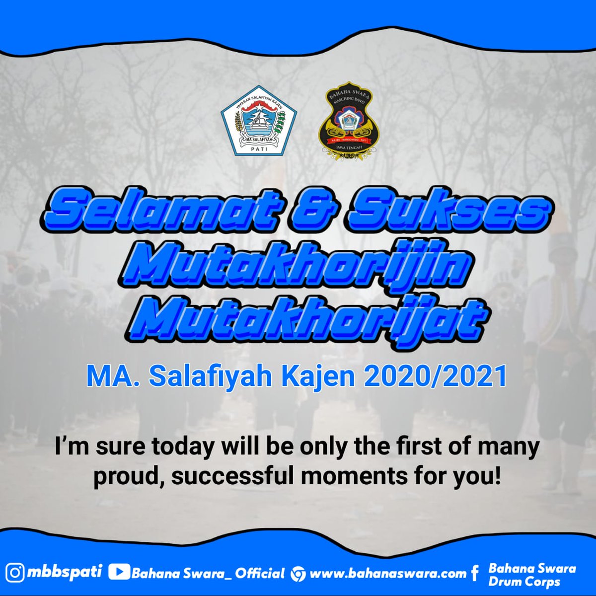 Bahana Swara Drum'N Bugle Corps,MA.Salafiyah Kajen (@bahana_n) on Twitter photo 