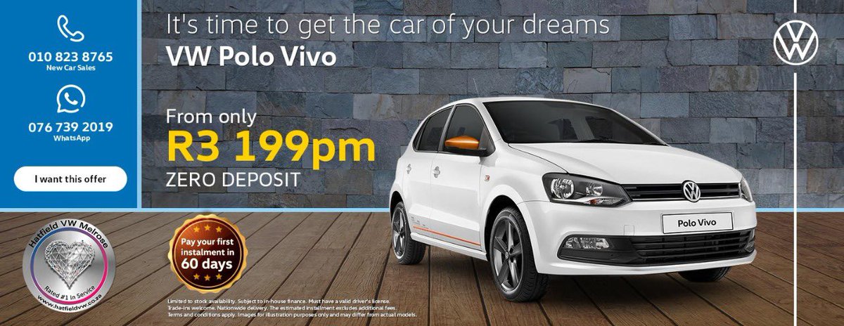 hatfieldvwmel's tweet photo. A new level of savings has arrived!π₯
Receive pure freedom this June with these warm deals on your favorite @VolkswagenSA vehicle.
DM us for any enquiries. π₯
#HatfieldVWMelrose #Rated1InService #Volkswagen #VW #Cars https://t.co/LfDDPmjTqC