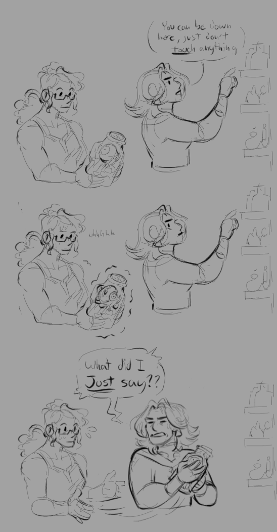 silly doodles of Them 