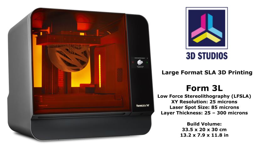 3DStudiosTO's tweet photo. @3DStudiosTO offers large format #sla resin #3dprinting services with our Form3L by @formlabs. Currently loaded with standard grey resin, this is the perfect printer for all your really big parts with the detail that only a resin printer can provide! https://t.co/JuWUAqj9QE