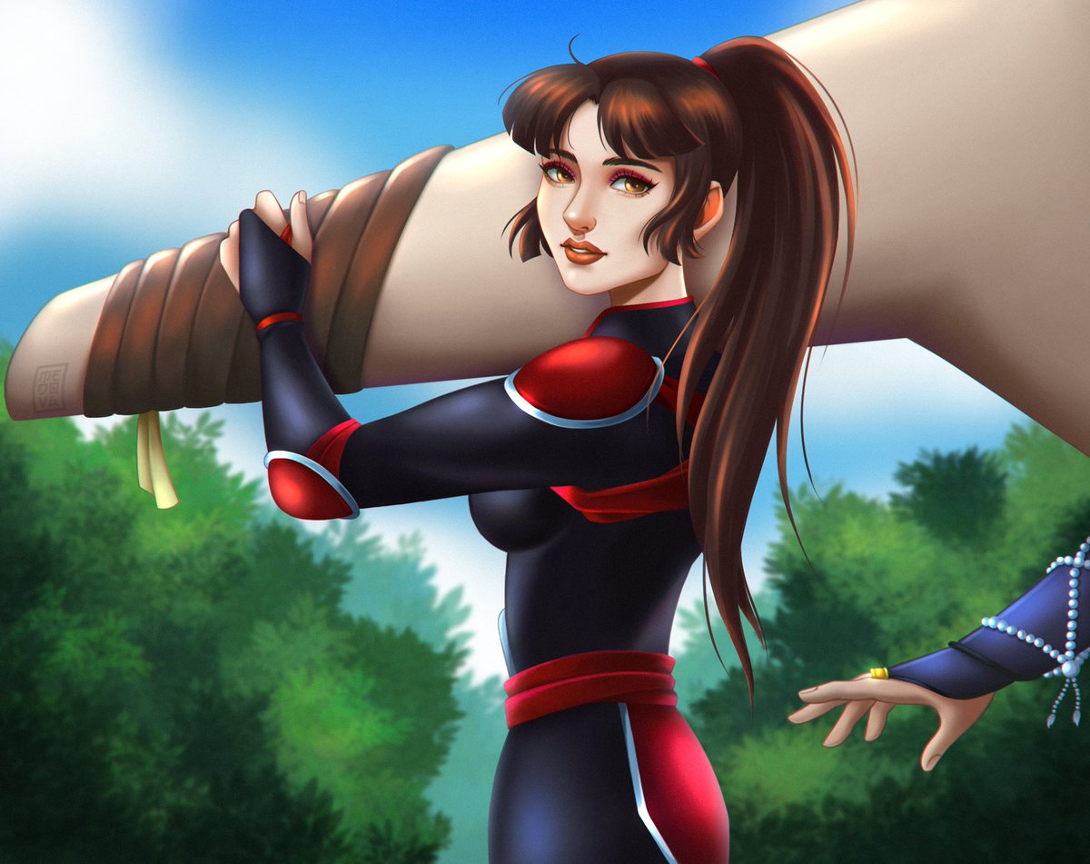 medova_art's tweet photo. Sins of Houshi-sama. Or how Miroku-sama can’t resist sight of tight and firm...um...beauty 🤣🙈
#inuyashafanart #inuyasha #inuyashasango #inuyashamiroku #mirsan #sango #犬夜叉 #fanart https://t.co/97Oj9vOm4g