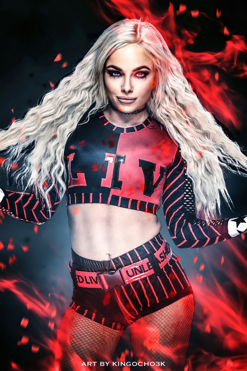 KingOcho3K's tweet photo. Here’s my latest edit I made of @YaOnlyLivvOnce. I hope you guys like it.#WWE #fanart https://t.co/WQsdhl0Iao