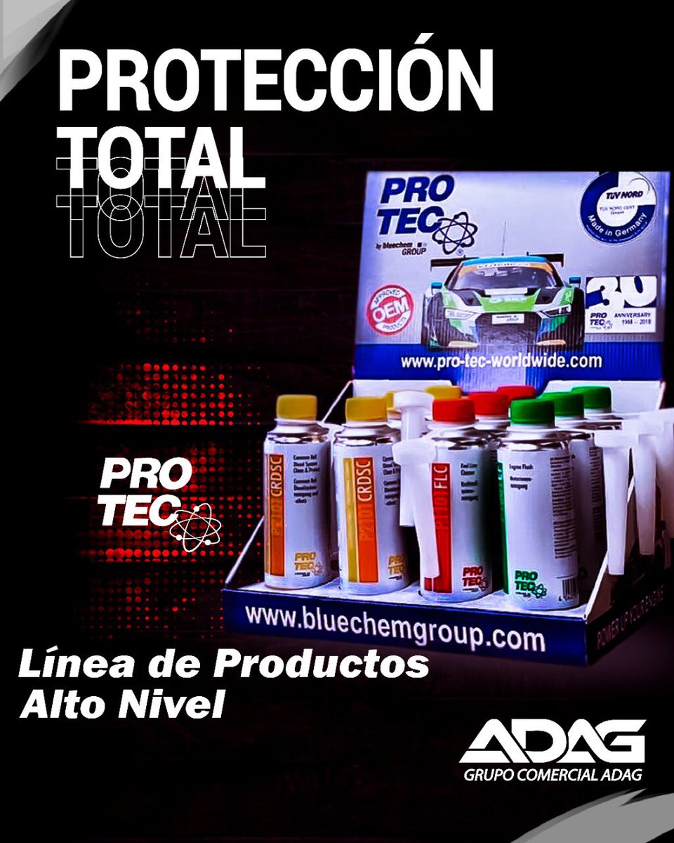 ProTecPanama's tweet photo. Pro-Tec Posee una poderosa línea de productos desarrollados con el más alto nivel de calidad y eficacia, para mantener en óptimas condiciones su vehículo. Todos nuestros productos son probados y controlados desde su etapa de desarrollo hasta su puesta en funcionamiento. https://t.co/z64KPDKS0Q