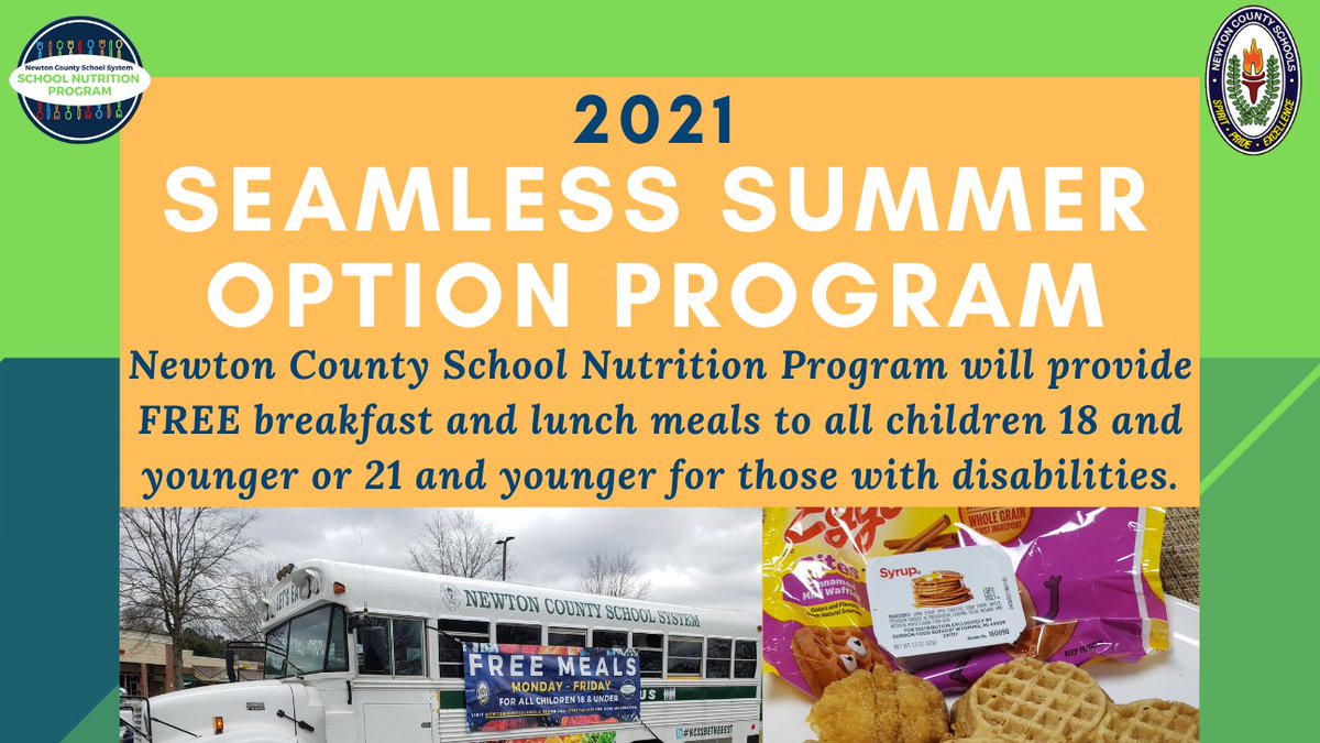 School is out for the summer but you can still get FREE meals all summer long.  Newton County School Nutrition will serve FREE breakfast and lunch meals at our below locations throughout the summer. See you on Monday! #ncssbethebest #FuelingGA #KeepGAFed #summertime