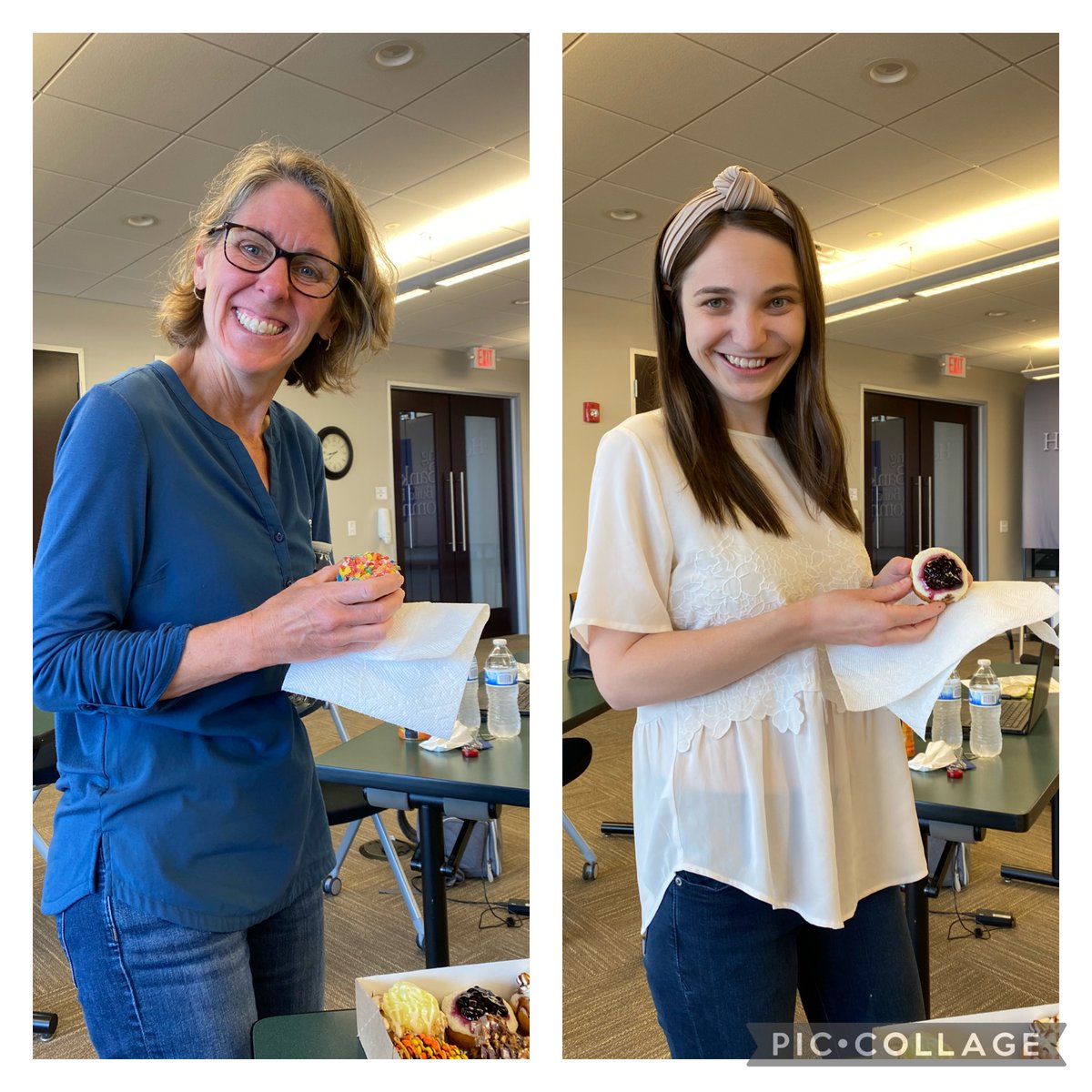ohiobankers's tweet photo. Wrapped up a successful Next Gen Conference with donuts for #nationaldonutday! Whatโs your favorite donut?? Check out some of OBLโs reactions! #OBL #OhioBankersLeague #NextGenConference #BuildingForTheFuture #BankingCanBeFun https://t.co/EzFrelswuv