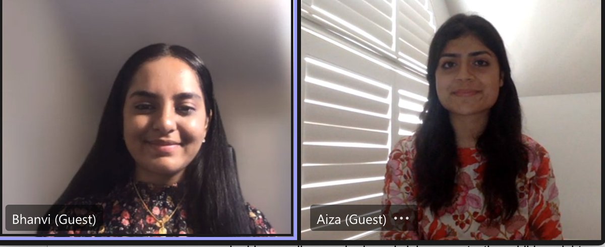 PlanCanada's tweet photo. Today, Plan Youth Ambassadors @aizabidxo &amp; @BhanviSachdeva met with @MichaelBonser1, the Government of Canada’s Executive Director of G7/G20 Summits, to discuss youth recommendations on education, health, climate, economy and tech for the upcoming #G7Summit. #EducationShiftsPower https://t.co/HO5ADk9xbJ