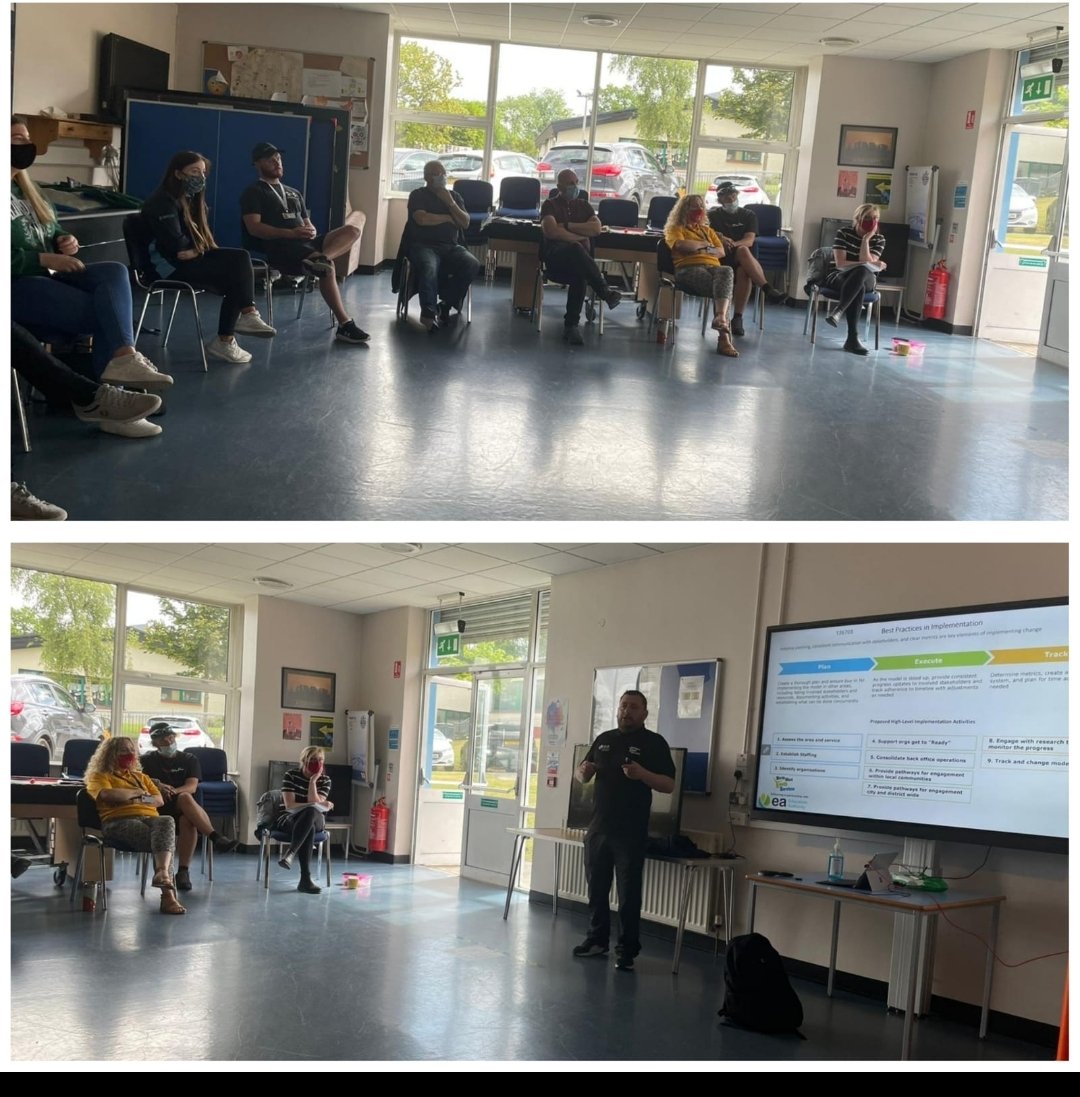 NorthWestYouth1's tweet image. Senior practitioner for NWYS delivering a session at today's  EA Youth Service Full Time team meeting on  Delottie research, Common Purpose and the Collaborative Model.  #workinginpartnership #developingtheworkforce #thefutureisbright #thefutureiscollaborative
@eayouthservice