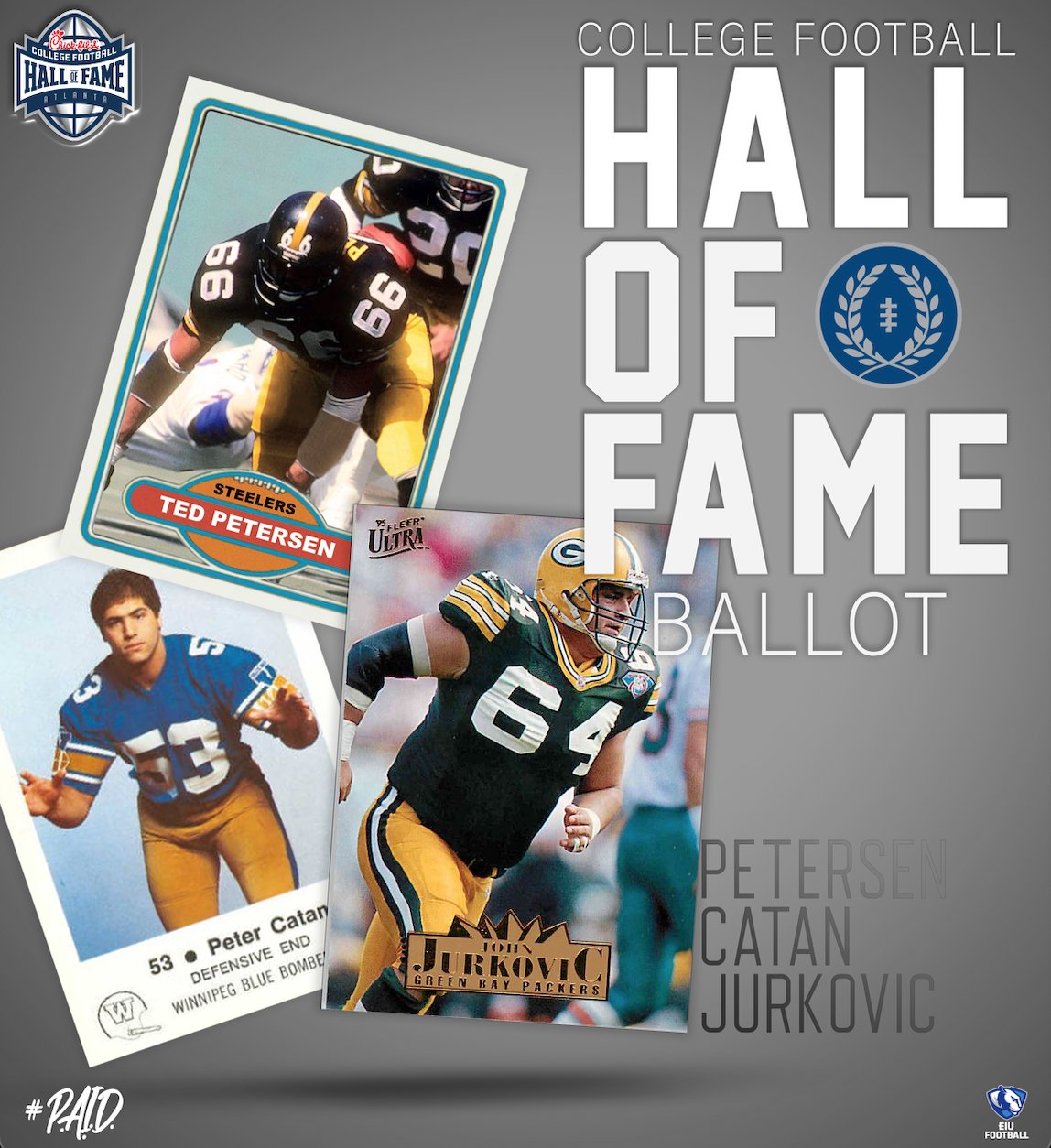 Eiu Football Schedule 2022 Eastern Illinois Football On Twitter: "Icymi: Former Panthers Pete Catan,  John Jurkovic And Ted Petersen Have Been Added To The 2022 College Football  Hall Of Fame Ballot! Tradition Runs Deep At Eiu