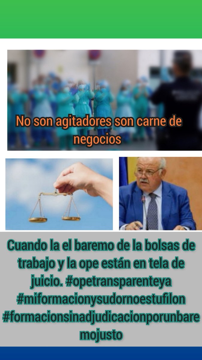 Ay_kharmela's tweet photo. La baremación de las bolsas de trabajo, así como la propia ope en la comunidad de Andalucía no deben ser sistemas supuestamente de adjudicaciones a sindicatos con alianzas comerciales con la administración, universidades y empresas que cambian sus acuerdos buscando rentabilidad. https://t.co/1xziVJgWRC