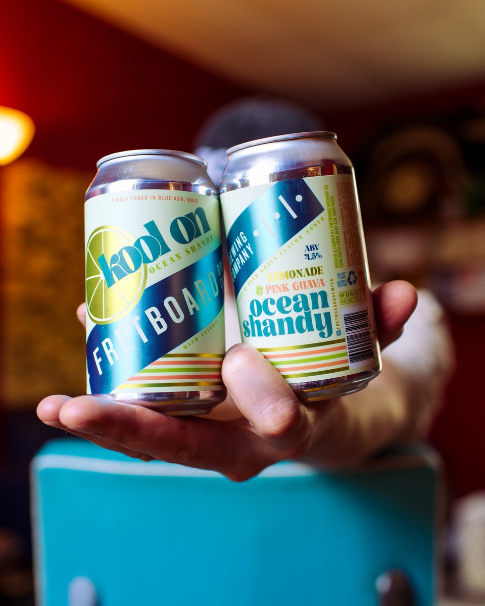 FretboardBrewCo's tweet photo. Ocean Shandy, you say? In Ohio, you say!?....yes, my friend. The ocean of the mind. β’Iβ’Iβ’ #brewsintune #koolon #shandyseason @OhioCraftBeer https://t.co/4wvHcuO265