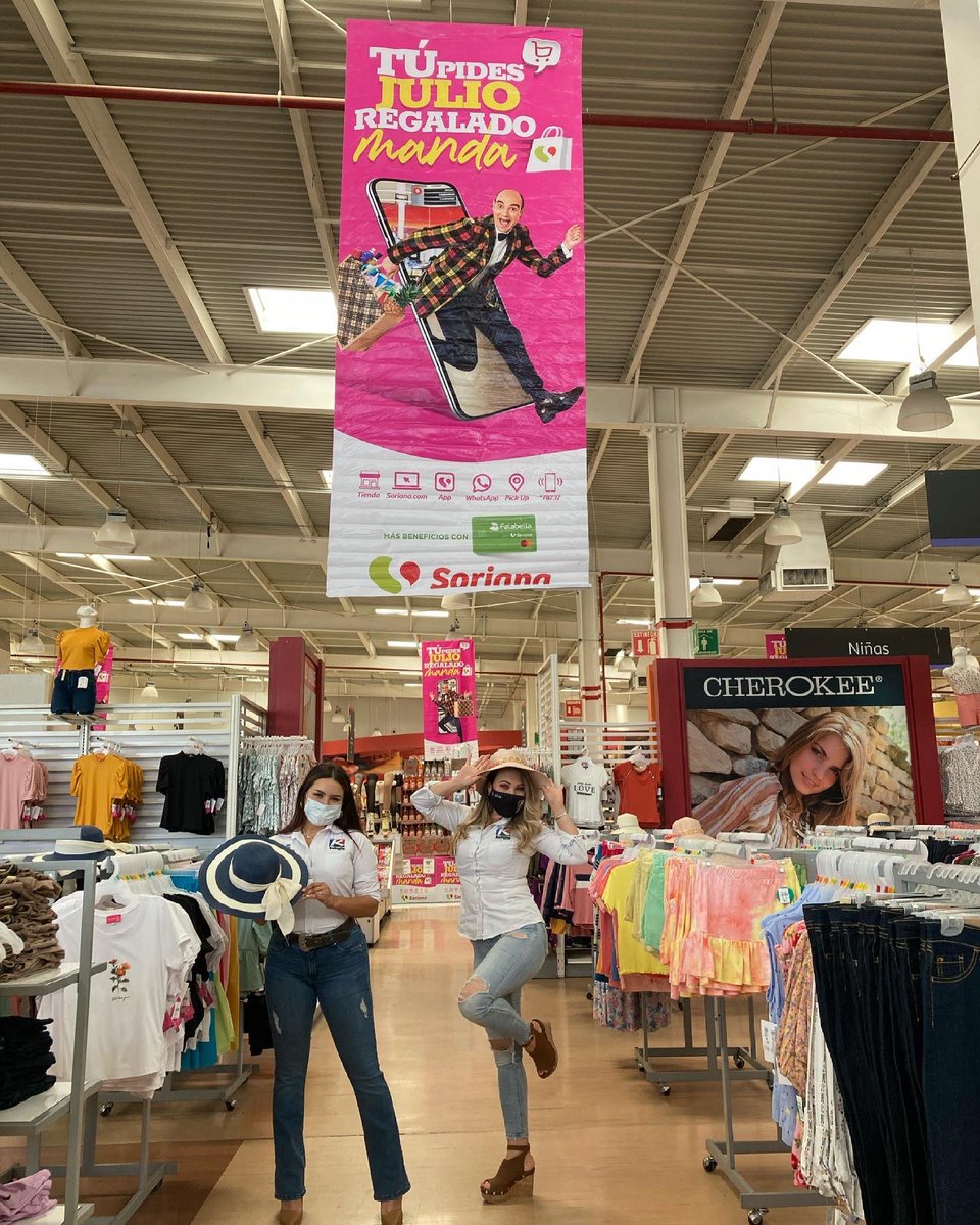¡Hoy empieza #JulioRegaladoEnSoriana! Puedes conseguir tus productos favoritos a través de su nueva App. ¿Cómo le puedes hacer? Solo descarga aquí ▶️  bit.ly/SorianaApp ◀️ y disfruta de todas sus promociones. <a href="/TiendaSoriana/">Soriana</a>
