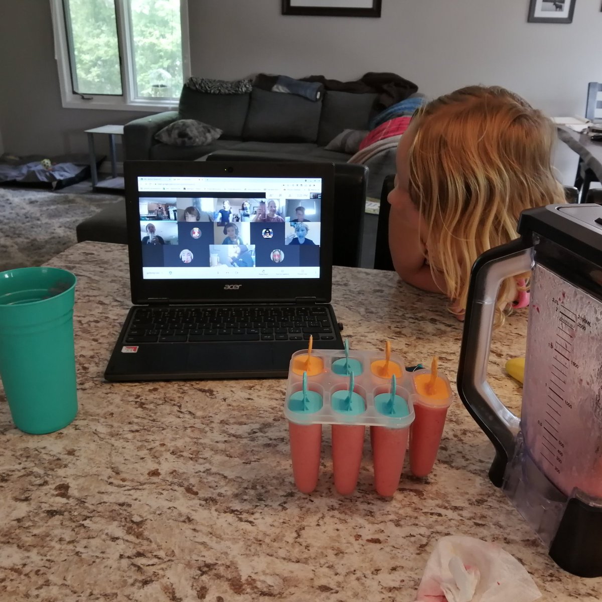 MrsBarfoot's tweet image. We made fruit smoothies together today! Some of us even made them into smoothie popsicles. @DunwichDuttonPS #fridaytreat #classfun