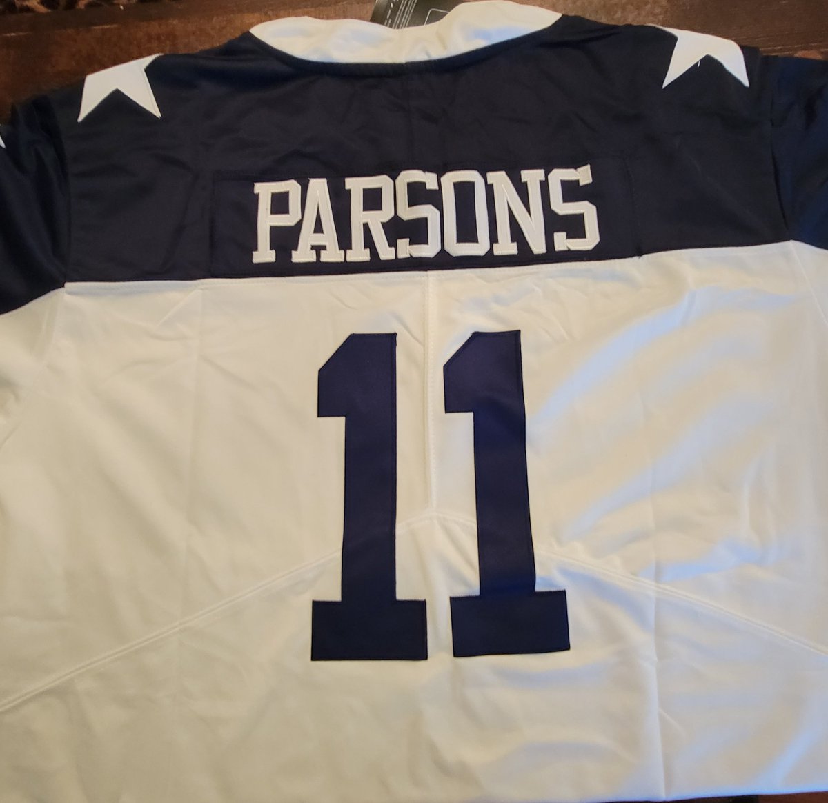 bo2bad's tweet photo. @MicahhParsons11 Glad you stayed in the Blue and White. It just looks right. Wardrobe complete!
#CowboysNation #Harrisburg #PennState #weare https://t.co/d7EcQ4qPir