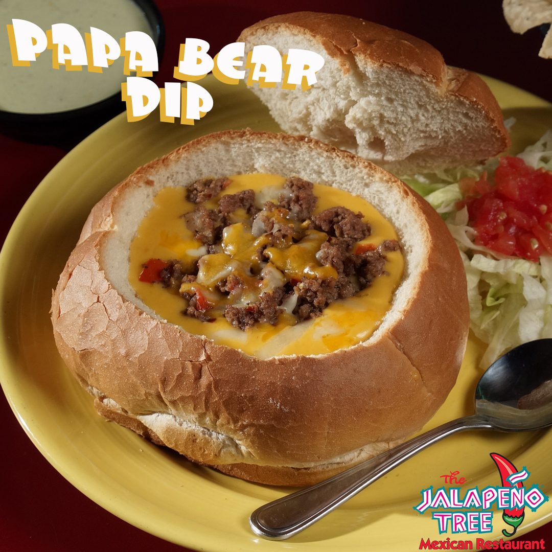 JalapenoTree's tweet photo. 👀 Oh... sorry, were we staring? It's just kind of hard not to get caught up in something so beautiful! If you're a cheese lover, then the Papa Bear Dip is all you could ever want! Happy National Cheese Day! https://t.co/cTbPEjV4Rh