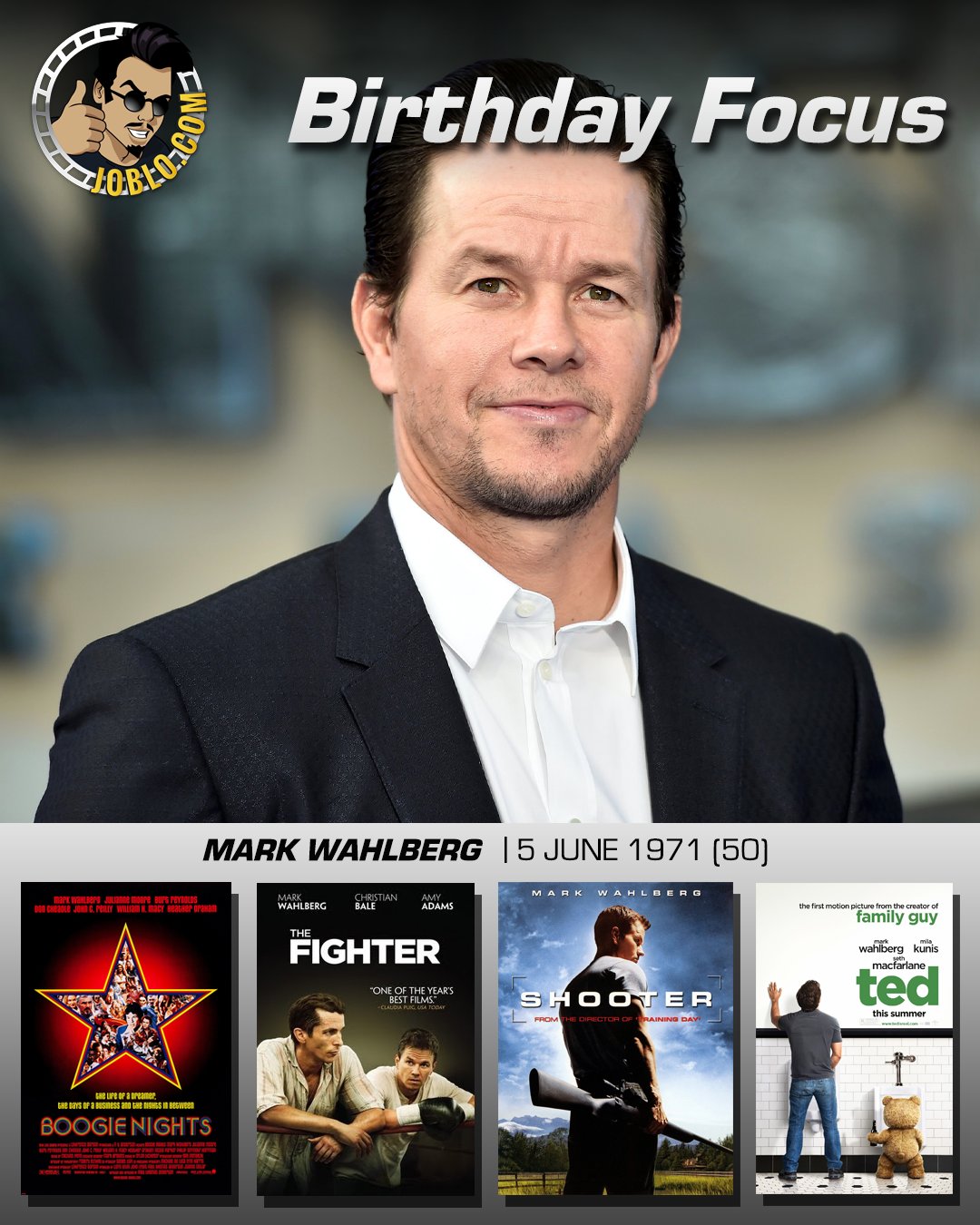 Wishing a very happy 50th birthday to Mark Wahlberg! 