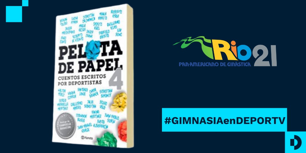 canaldeportv's tweet photo. [SORTEO] Además de disfrutar del Panamericano de Gimnasia Artística y acompañar a nuestros atletas, podés ganarte el @LibroPelota.

¿Cómo? Nos seguís + RT a este tuit + #GIMNASIAenDEPORTV ¡y ya estás participando! https://t.co/CMuri7YATj