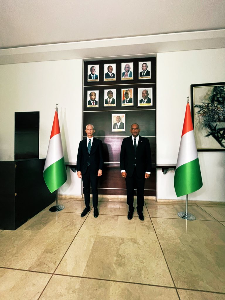 Franck Riester (@franckriester) on Twitter photo Il est toujours vivifiant de voir la force des liens qui unissent la France et la Côte d’Ivoire. Merci cher <a href="/ACHIPatrick4/">Patrick Achi</a> pour ces échanges prometteurs pour notre avenir en commun! 🇨🇮🌍🇫🇷 Il est toujours vivifiant de voir la force des liens qui unissent la France et la Côte d’Ivoire. Merci cher <a href="/ACHIPatrick4/">Patrick Achi</a> pour ces échanges prometteurs pour notre avenir en commun! 🇨🇮🌍🇫🇷