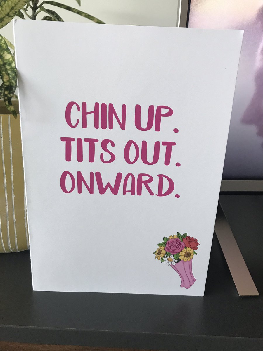 Jenna (@jennacardell) on Twitter photo This is my friend’s idea of post-op sympathy…
And it’s exactly why we’re friends. This is my friend’s idea of post-op sympathy…
And it’s exactly why we’re friends.