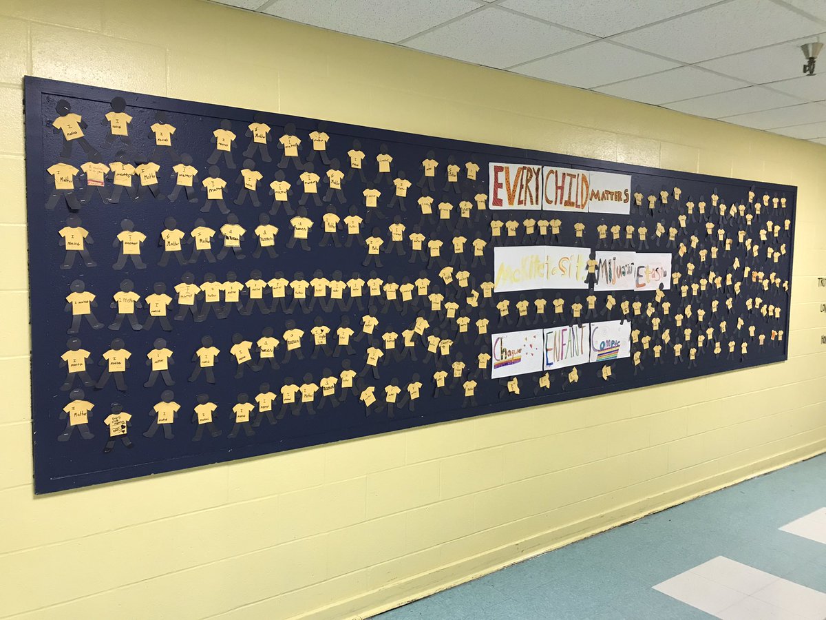 Wed: 215 children. What can we do? Grade 5s: watch us. 
Thurs: Orange flowers planted 
Fri: bulletin board completed

These kids know they can make a difference. Amazing to sit back and observe! <a href="/KingstonElem/">Kingston and District School</a> <a href="/AVRCE_NS/">Annapolis Valley Regional Centre for Education</a> <a href="/OrangeShirtDay/">OrangeShirtDayGP</a> #EveryChildMatters