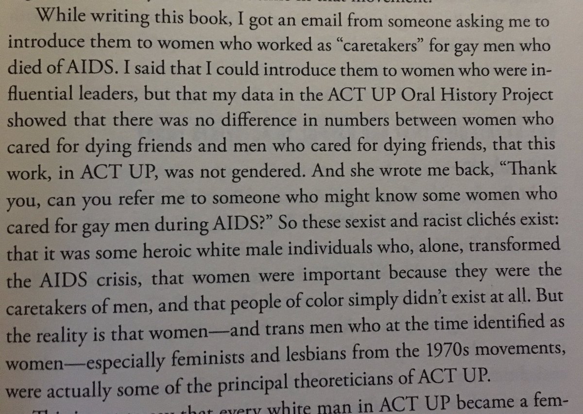 morganmpage's tweet photo. Absolutely screaming re: the response Sarah got to pointing out the obvious sexism of those “women cared for gay men” narratives that came out a year or two ago.. https://t.co/PUR2AnSH58