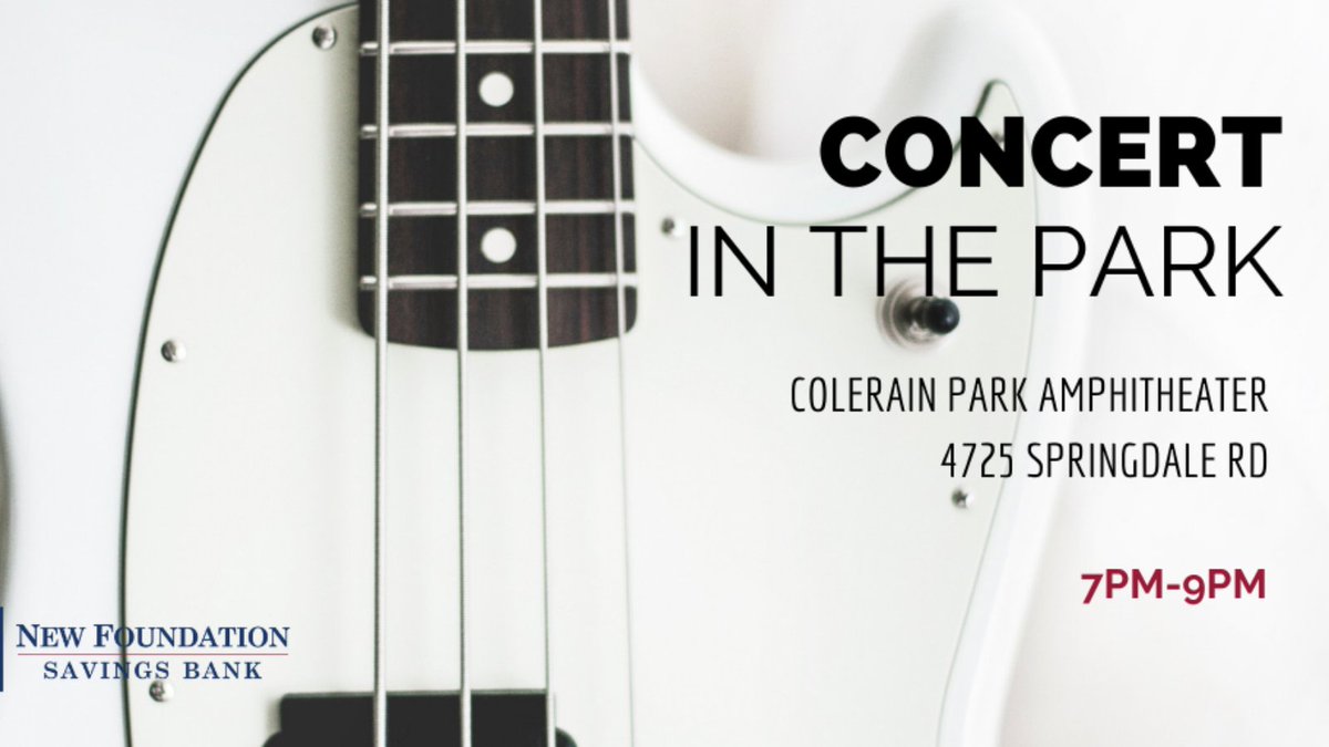 NFSBis4me's tweet photo. Thrilled to sponsor the Sizzling Summer Entertainment Series at Colerain Township Amphitheater!  Join us tonight at 7pm for Jump N' Jive!  
#NFSBis4me #WeAreColerain #SizzlingSummer #ConcertInThePark https://t.co/U2UxGN3XGz