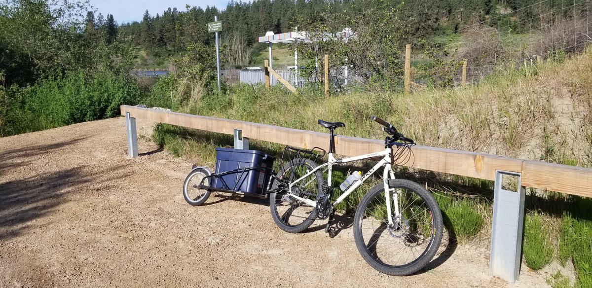 Hauling tools to work on #GoByBikeWeek2021 <a href="/UBCORecreation/">UBCORecreation</a>