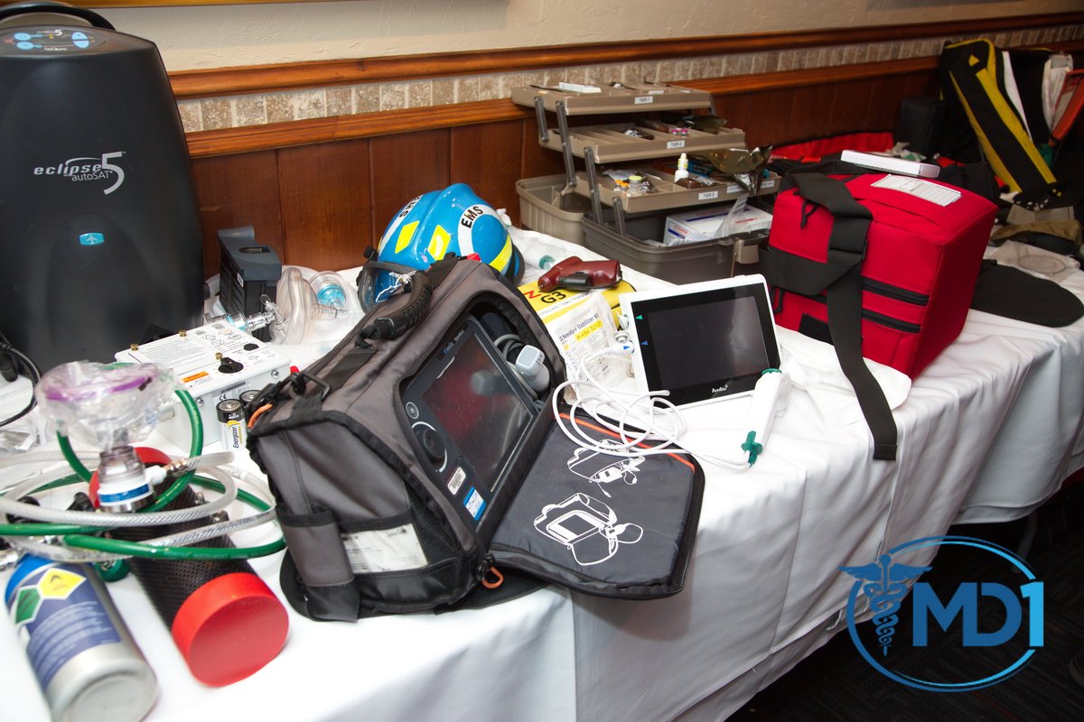 MD1Program's tweet image. The MD1 Team will bring our state-of-the-art equipment to save a life when seconds count. Here’s what we provide our patients:
Ultrasound, Transesophageal echocardiogram, Suturing, Antibiotics, 60 medications, Surgical equipment and procedures, Cardiac monitoring, Central lines.