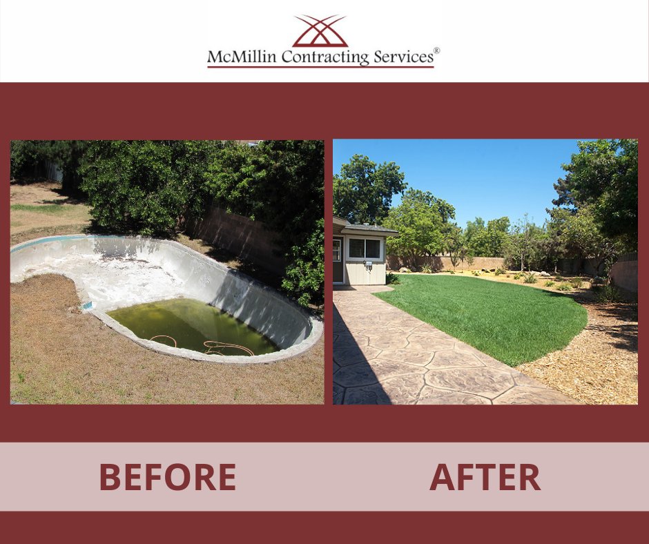 McMillinGeneral's tweet photo. Done with the expenses of pool upkeep? Filling a pool isn't doable as a DIY project. Call today for a free quote: 619-768-1471
#McMillinContracting #contractor #renovation #generalcontractor #pool #sandiegopool #poolupkeep #yardrenovations #sandiego https://t.co/vV8lvlJUKn