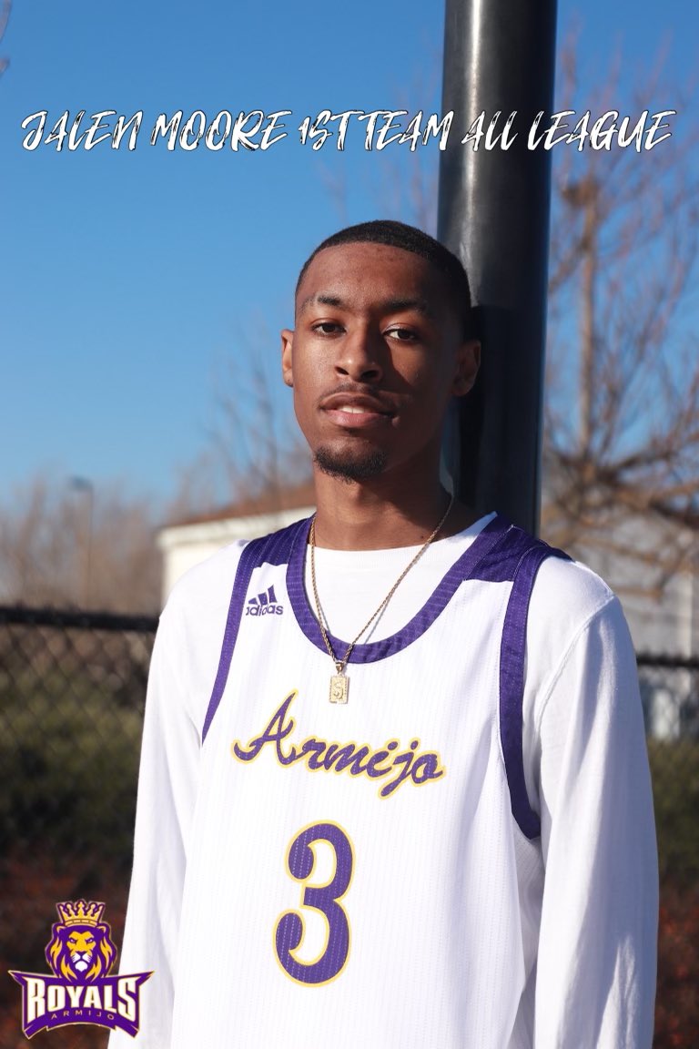 Senior <a href="/thejal3n/">Jalen Moore</a> was voted 1st Team MEL AlL-League for his strong play and leadership this season! He was an inspiration to his teammates on a daily basis in practice and games. Jalen spent all 4 years in the Armijo Program and showed Royal Pride like no one else #6’5FlyingHigh