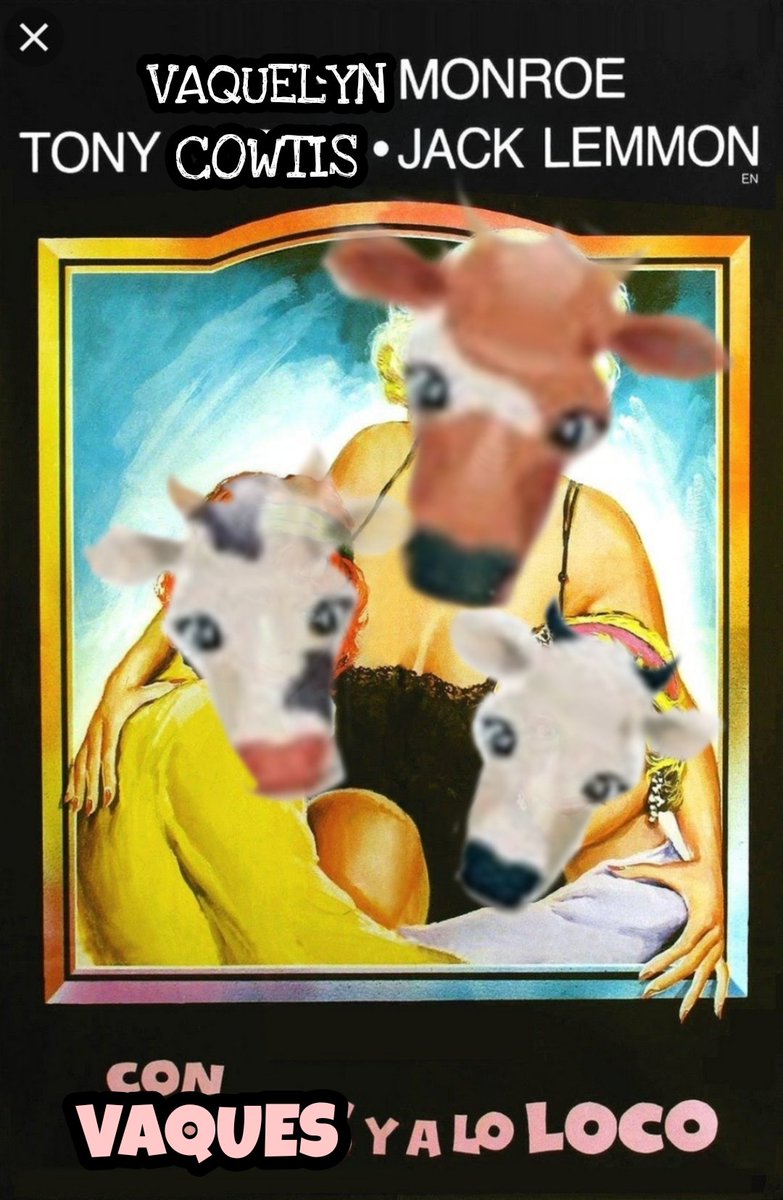 KirbyYo3's tweet photo. Hoy no me puedo quedar a la sesión de cine, pero al menos quería dejaros un Vaquememe 🐄🐮🐄🐮🐄🐮
#VaquesLivesMatters #VaqueYoSiTeCreo #MeMoo #ForTheVaque
@Nightwy_Morgan @Yayayayuki2 @AirWhiteDragon @_0komo_ @Afrusfrusmeh @JenkoSchultz https://t.co/gU4CaZMhkJ