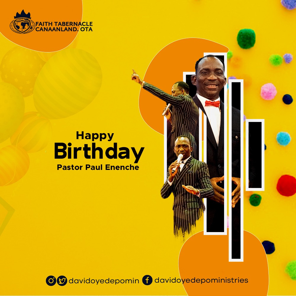 WinnersWLD's tweet photo. Happy birthday Pastor Paul Enenche @DrPaulEnenche. As your days are, so shall your strength be. May the oil upon your head remain ever fresh in Jesus’ name. Amen
Congratulations https://t.co/c7rj3bsEEQ